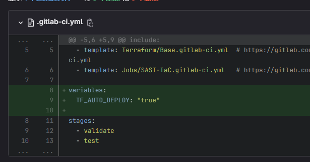 自动应用 Terraform 变更